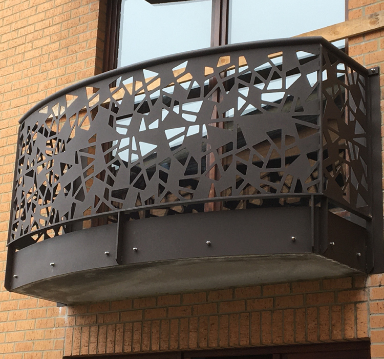 balcon metallique - ferronnerie d'art